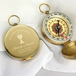 Outlet Personalised First Holy Communion Compass Kids Personalised Engraved Gifts|Jewellery & Keepsakes