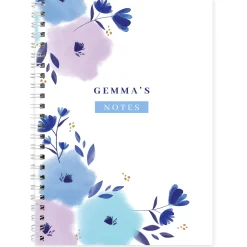 Card Factory Personalised Floral A5 Ringbound Notebook