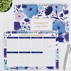 Card Factory Personalised Floral A4 Weekly Planner