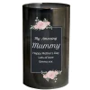 Card Factory Personalised Floral Smoked LED Candle