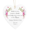 Online Personalised Floral Wooden Heart Plaque - Mum Personalised Canvas & Wall Art|Photo Prints & Wall Art