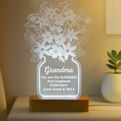 New Personalised Flower Vase LED Light Personalised Canvas & Wall Art|Photo Prints & Wall Art