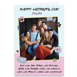 Card Factory Personalised Friends Mother's Day Card - Friends Cast