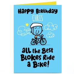Sale Personalised Fruitloops Birthday Card - Ride A Bike Birthday|For Him