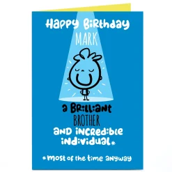 Card Factory Personalised Fruitloops Birthday Card - Incredible Individual