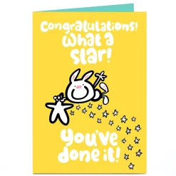Discount Personalised Fruitloops Congratulations Card - What a Star New Job|Graduation