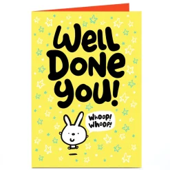 Card Factory Personalised Fruitloops Congratulations Card - Well Done You!