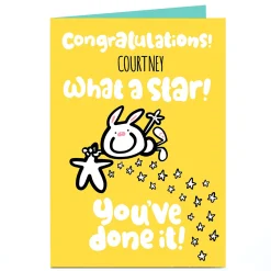 Outlet Personalised Fruitloops Congratulations Card - What a Star! Congratulations