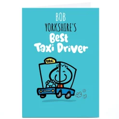 Hot Personalised Fruitloops Card - Best Taxi Driver Any Occasion|New Job