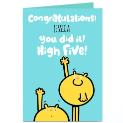 New Personalised Fruitloops Congratulations Card - You Did It! Congratulations