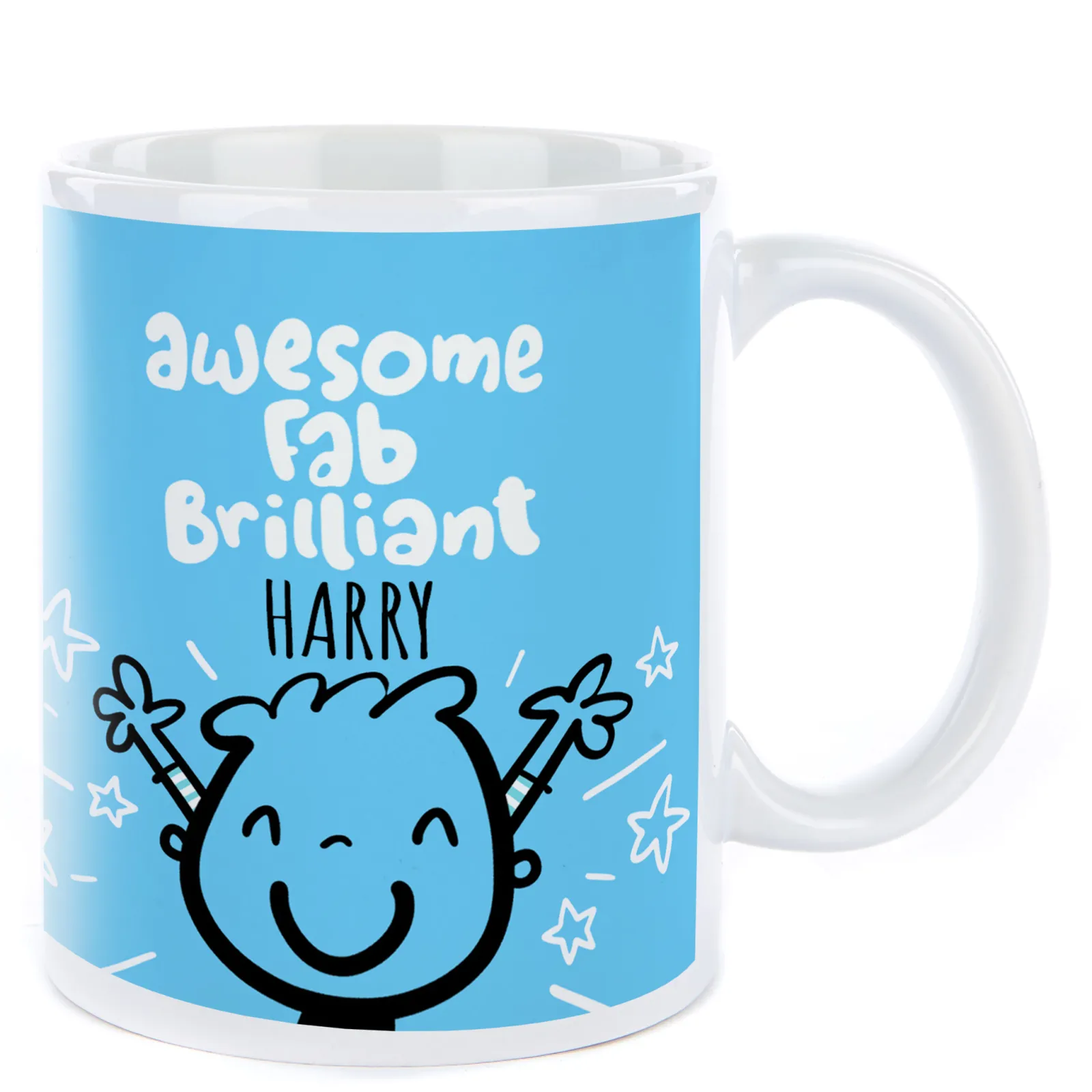 Card Factory Personalised Fruitloops Mug - Awesome Fab Brilliant