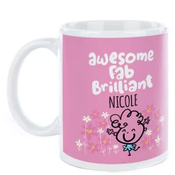 Outlet Personalised Fruitloops Mug - Awesome Fab Brilliant, Pink Kids Personalised Mugs|Mugs