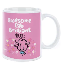 Outlet Personalised Fruitloops Mug - Awesome Fab Brilliant, Pink Kids Personalised Mugs|Mugs