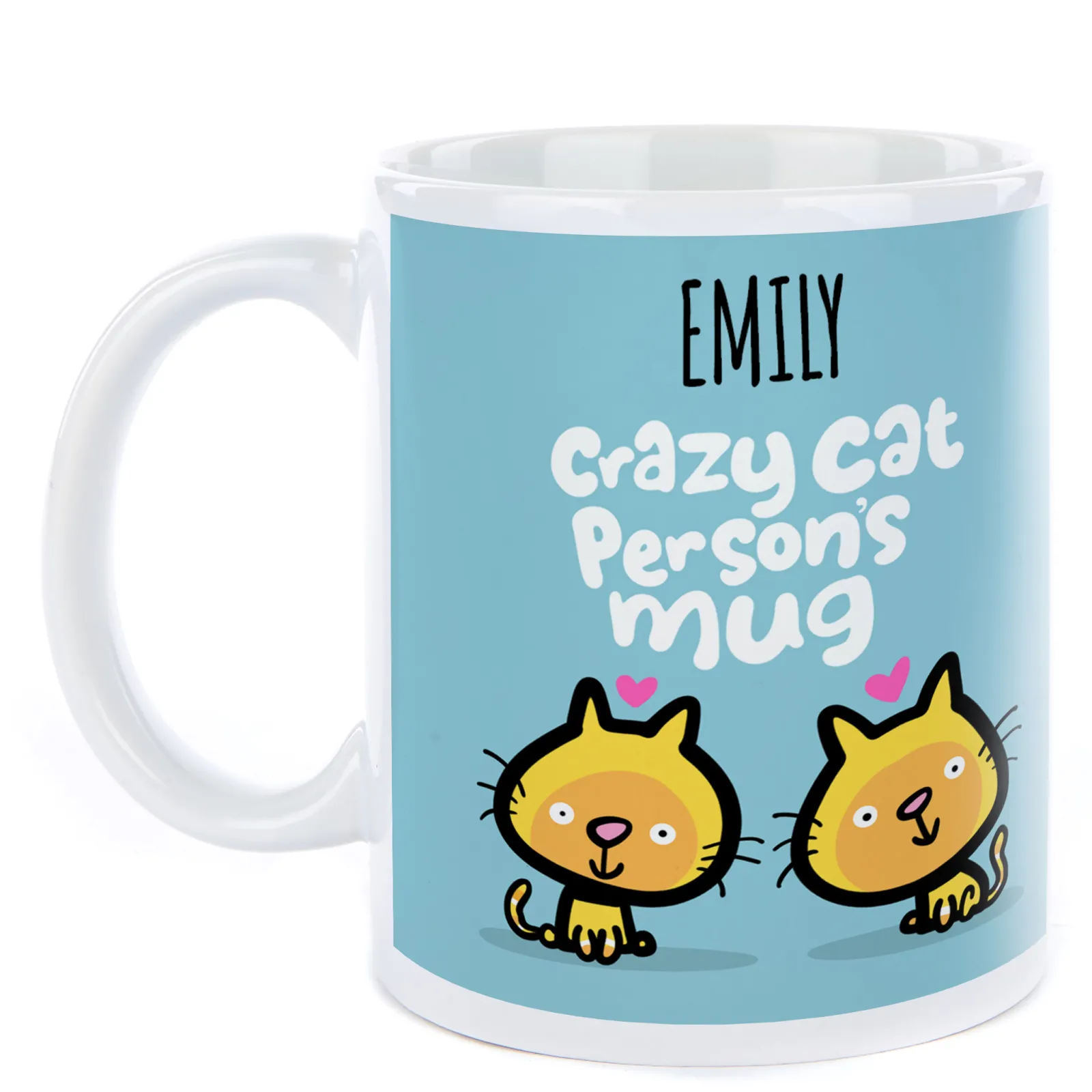 Discount Personalised Fruitloops Mug - Crazy Cat Person Personalised Mugs|Mugs