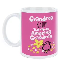 Card Factory Personalised Fruitloops Mug - Amazing Grandma