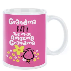 Card Factory Personalised Fruitloops Mug - Amazing Grandma