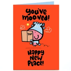 Card Factory Personalised Fruitloops New Home Card - Happy New Place
