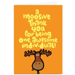 New Personalised Fruitloops Thank You Card - Awesome Individual! Thank You