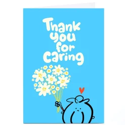 Clearance Personalised Fruitloops Thank You Card - For Caring Thank You