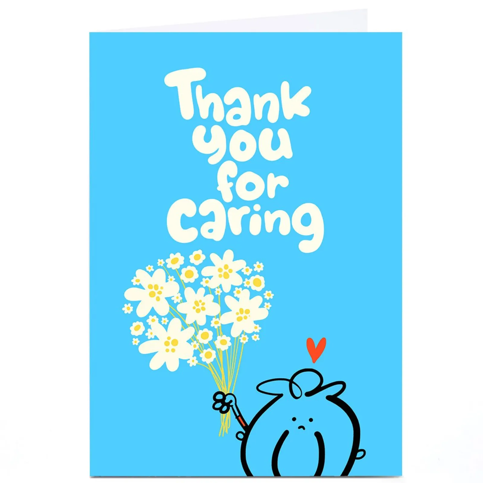 Clearance Personalised Fruitloops Thank You Card - For Caring Thank You