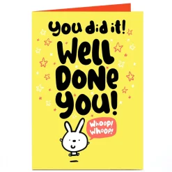 Sale Personalised Fruitloops Well Done Card - Whoop Whoop! New Job|Graduation