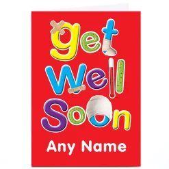 Personalised Get Well Soon Card - First Aid Get Well
