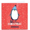 Sale Personalised Gingerbread Christmas Card - Penguin Premium Square|Christmas
