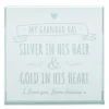 New Personalised Glass Token - Grandad, Silver And Gold Personalised Jewellery And Keepsakes|Jewellery & Keepsakes