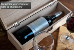 Card Factory Personalised Glenfiddich Wooden Whisky Gift Box - 30th Birthday