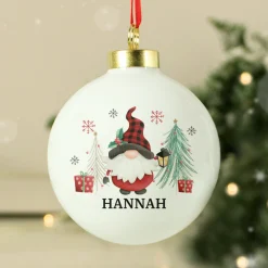 Clearance Personalised Gonk Chrismas Bauble Kids Gifts For Kids|Gifts For Him