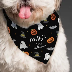 Card Factory Personalised Halloween Dog Bandana