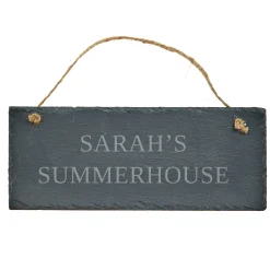 Card Factory Personalised Hanging Slate Sign - Any Message