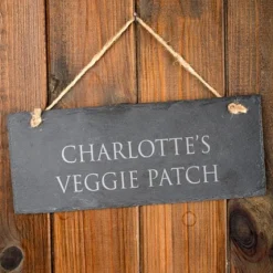 Card Factory Personalised Hanging Slate Sign - Any Message