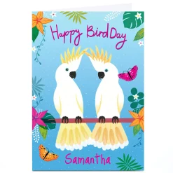 Sale Personalised Hannah Steele Birthday Card - Happy BirdDay Birthday|For Her