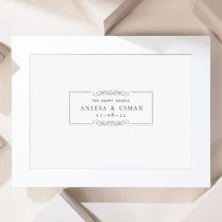 Sale Personalised Happy Couple Landscape Print Personalised Canvas & Wall Art|Photo Prints & Wall Art