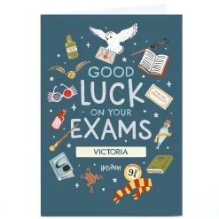 Card Factory Personalised Harry Potter Card - Good Luck On Your Exams
