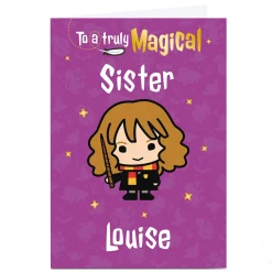New Personalised Harry Potter Card - Truly Magical (Hermione) Kids For Sister|Tv & Film