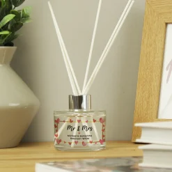 Sale Personalised Hearts Fresh Cotton Fragrance Diffuser Scented Candles|Anniversary Gifts