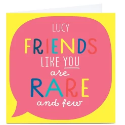 New Personalised Hello! Card - Friends like you Rare For Friend|Any Occasion