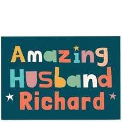 Hot Personalised Hello Munki Card - Amazing Husband For Husband|Anniversary