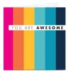 Discount Personalised Hello Munki Card - You Are Awesome Premium Square|Any Occasion