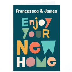 Card Factory Personalised Hello Munki New Home Card - Enjoy