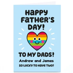Card Factory Personalised Hello Munki Father's Day Card - To my Dads