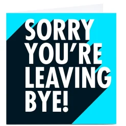 Online Personalised Hello Munki Card - Sorry You're Leaving! New Job|Leaving