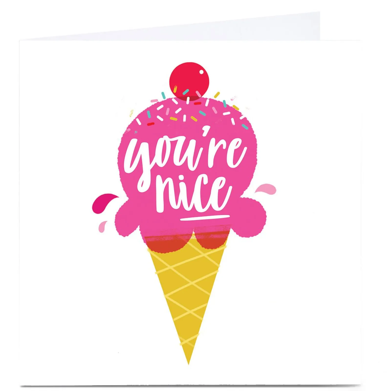Personalised Hello Munki Card - You're Nice Any Occasion|Thank You