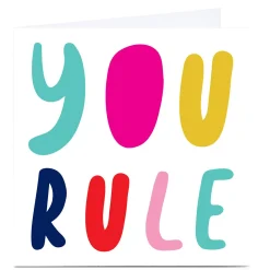 Card Factory Personalised Hello Munki Card - You Rule