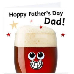 Online Personalised Hello Munki Father's Day Card - Beer Father's Day|Funny