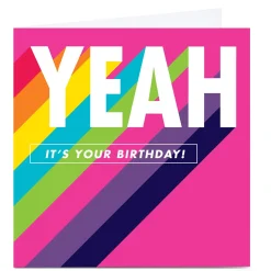 Online Personalised Hello Munki Birthday Card - Yeah Birthday|For Him