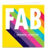 Clearance Personalised Hello Munki Card - Fab Friends Forever Any Occasion|Thank You