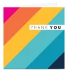 Card Factory Personalised Hello Munki Thank You Card - Stripes